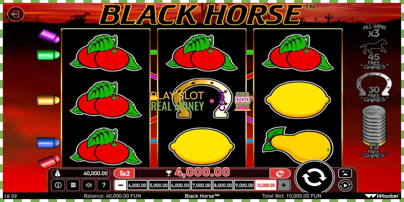 Slot Black Horse for rigtige penge, billede - 2