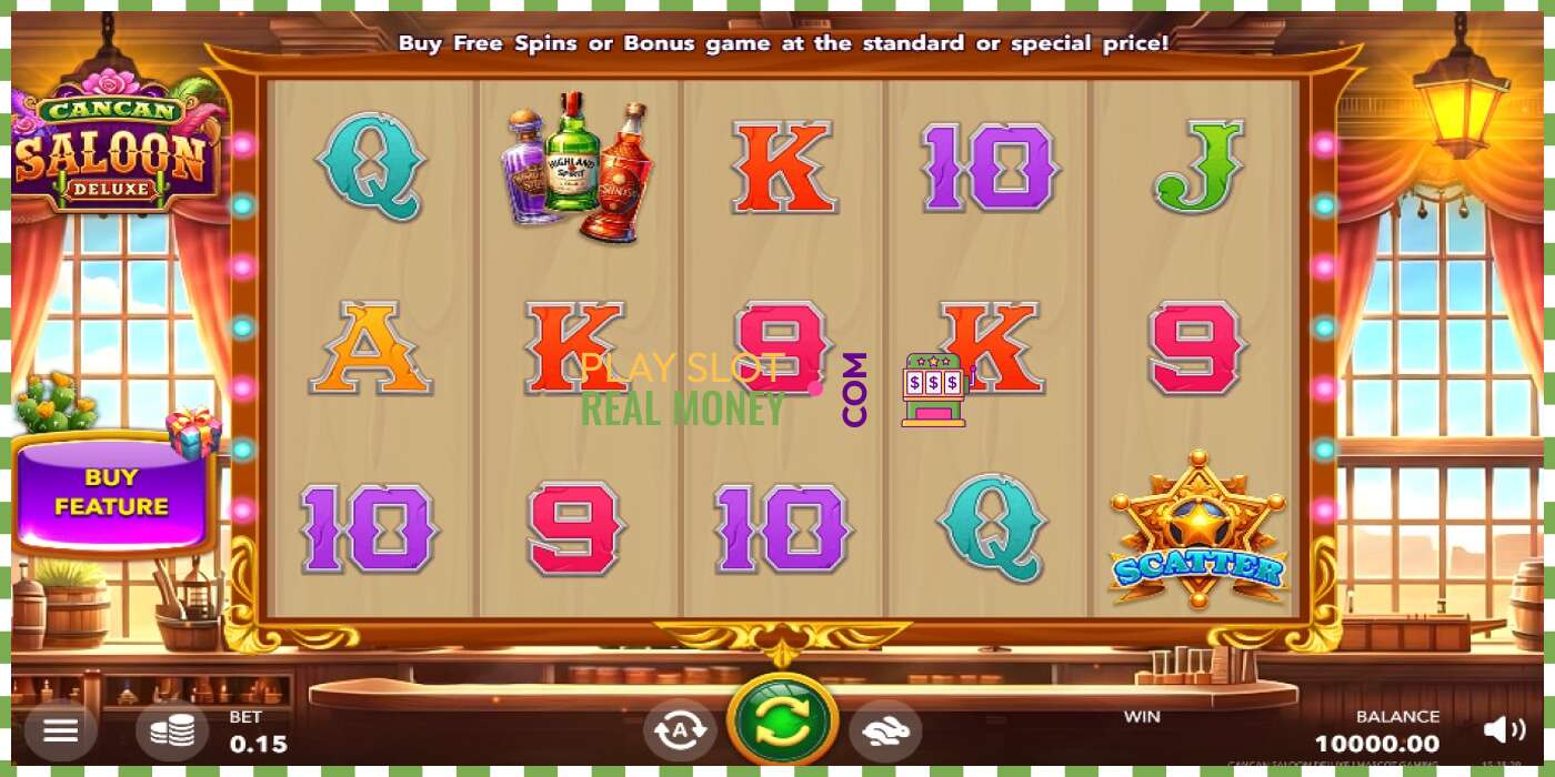 Slots Cancan Saloon Deluxe par īstu naudu, bilde - 1