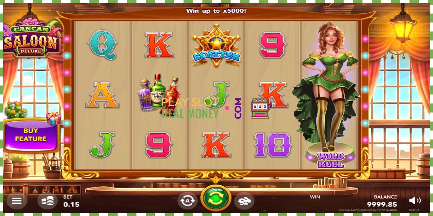 Slots Cancan Saloon Deluxe par īstu naudu, bilde - 2