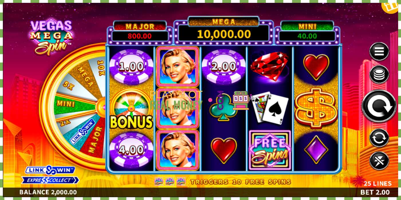 Слот Vegas Mega Spin на реальные деньги, картинка - 1