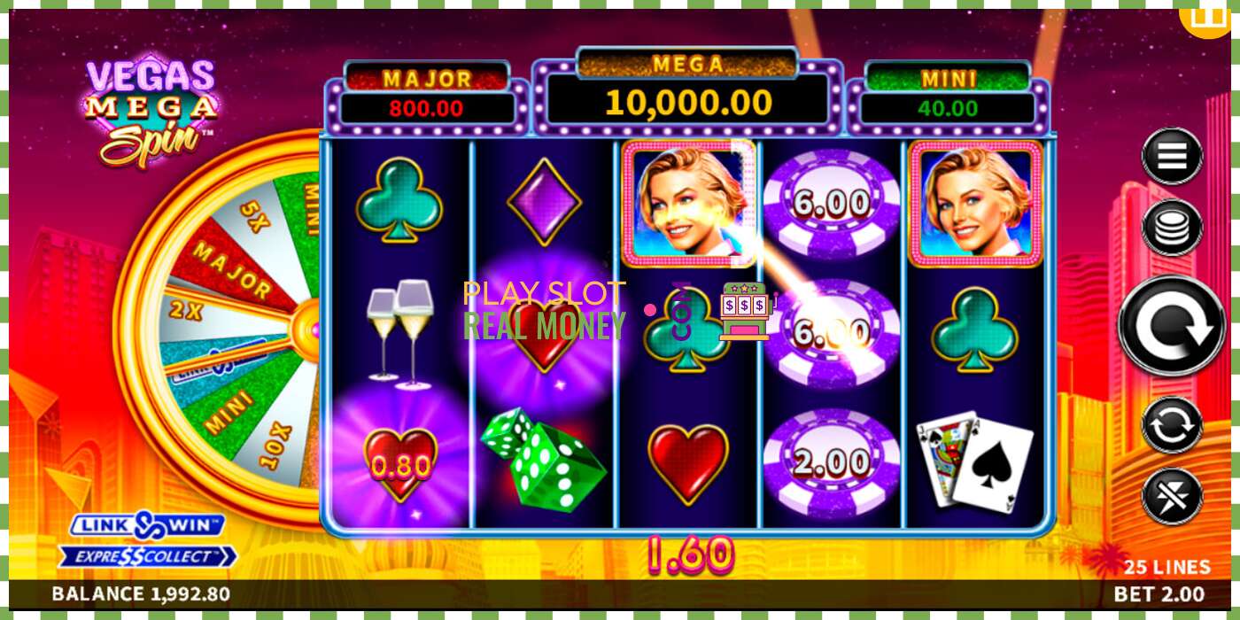 Слот Vegas Mega Spin на реальные деньги, картинка - 3