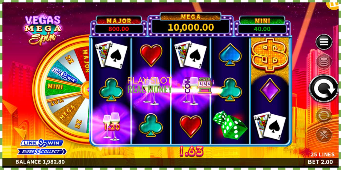 Слот Vegas Mega Spin на реальные деньги, картинка - 4