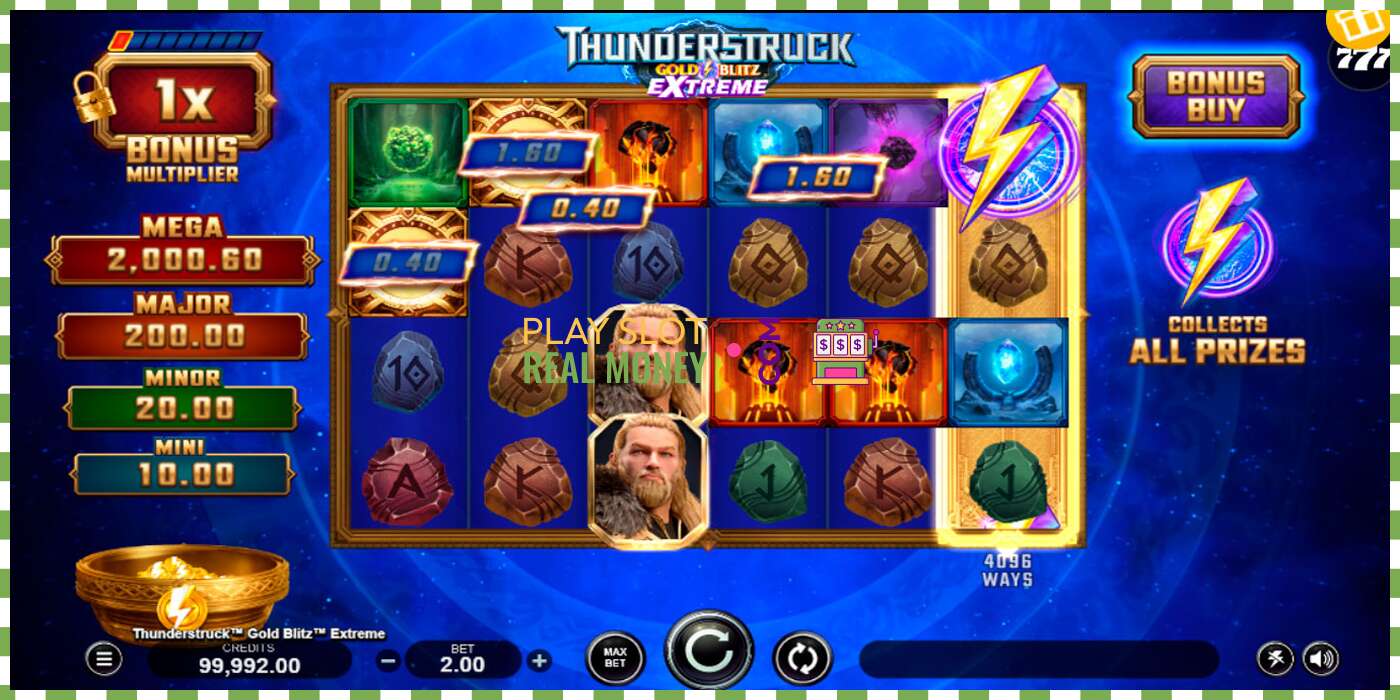 Ranura Thunderstruck Gold Blitz Extreme per diners reals, imatge - 2