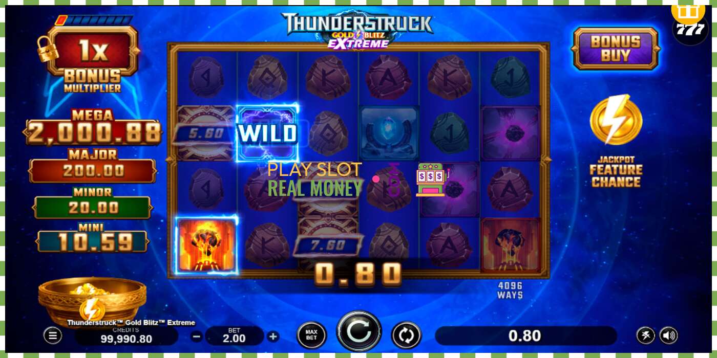 Ranura Thunderstruck Gold Blitz Extreme per diners reals, imatge - 3