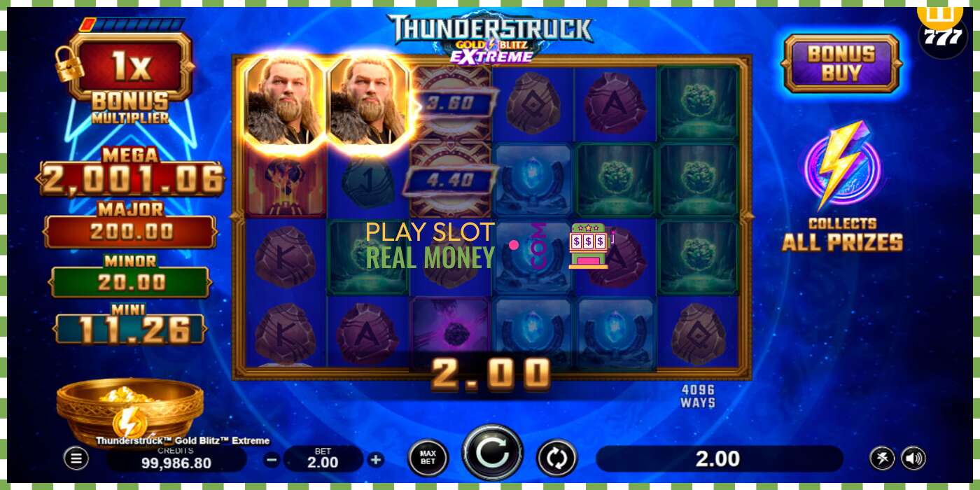 Ranura Thunderstruck Gold Blitz Extreme per diners reals, imatge - 4