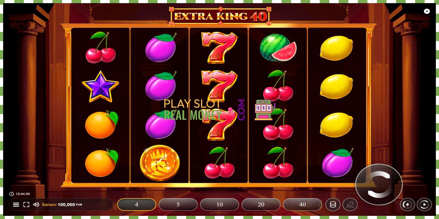 Slot Extra King 40 za pravi novac, slika - 1