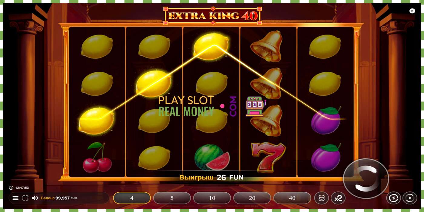 Slot Extra King 40 za pravi novac, slika - 3