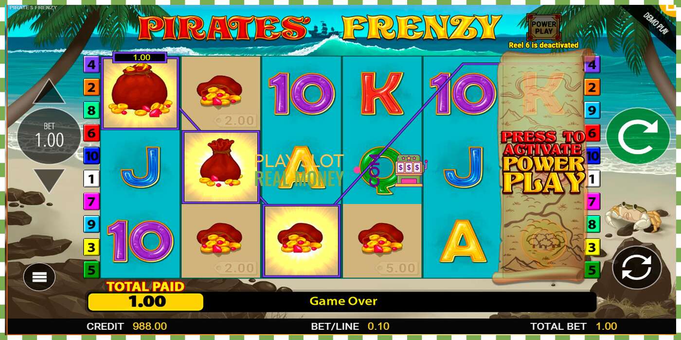 Слот Pirates Frenzy на реальные деньги, картинка - 3