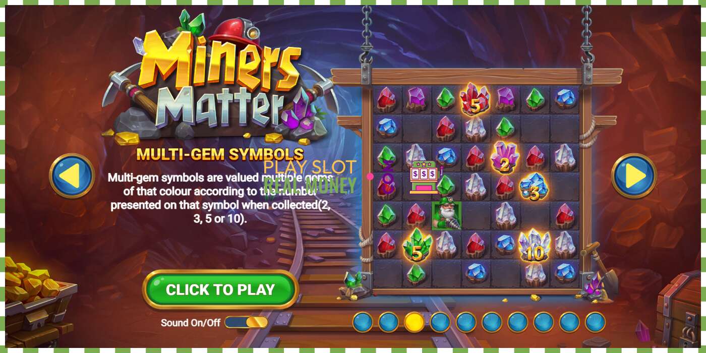 Slot Miners Matter za skutočné peniaze, obrázok - 1