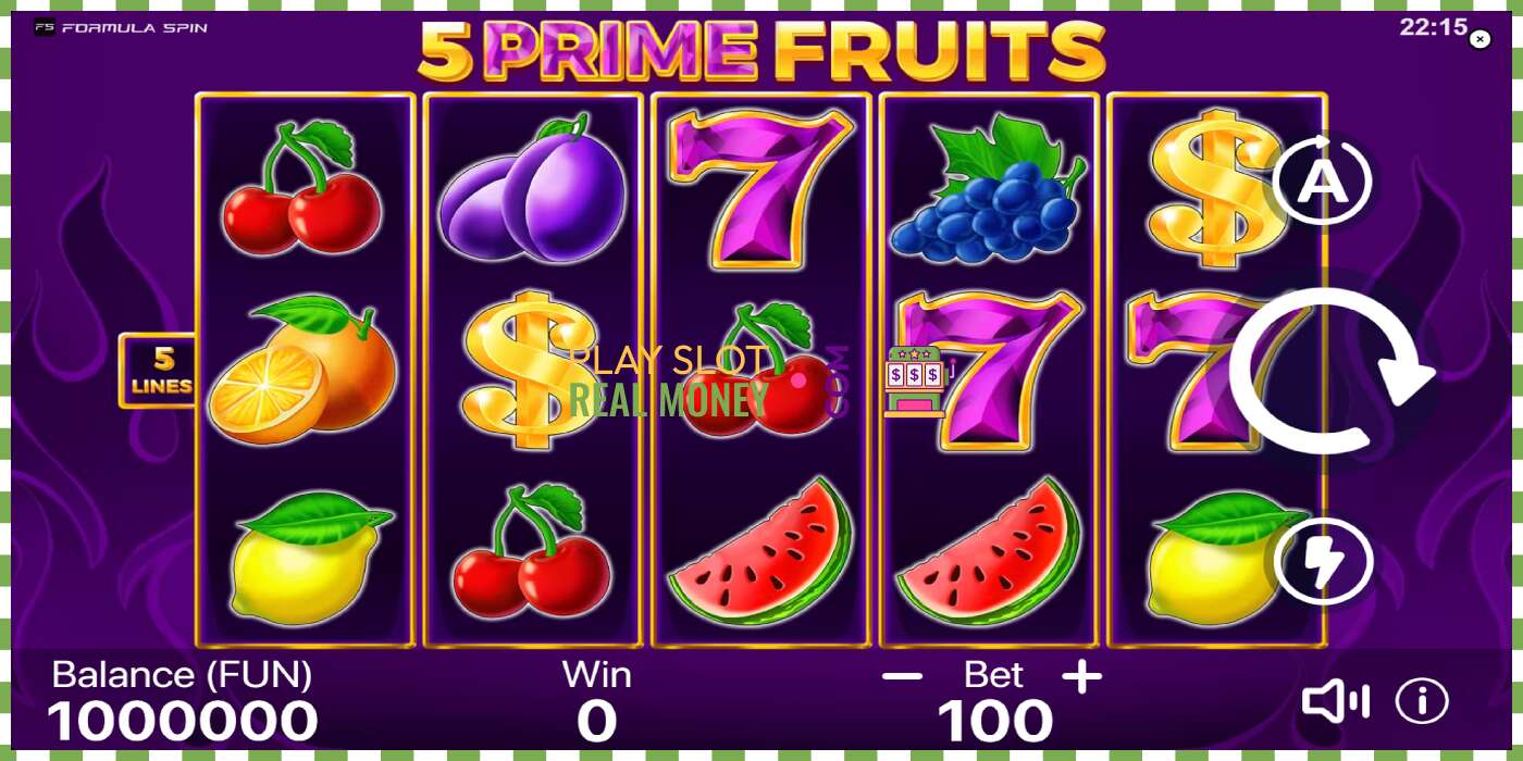 Слот 5 Prime Fruits на реальные деньги, картинка - 2