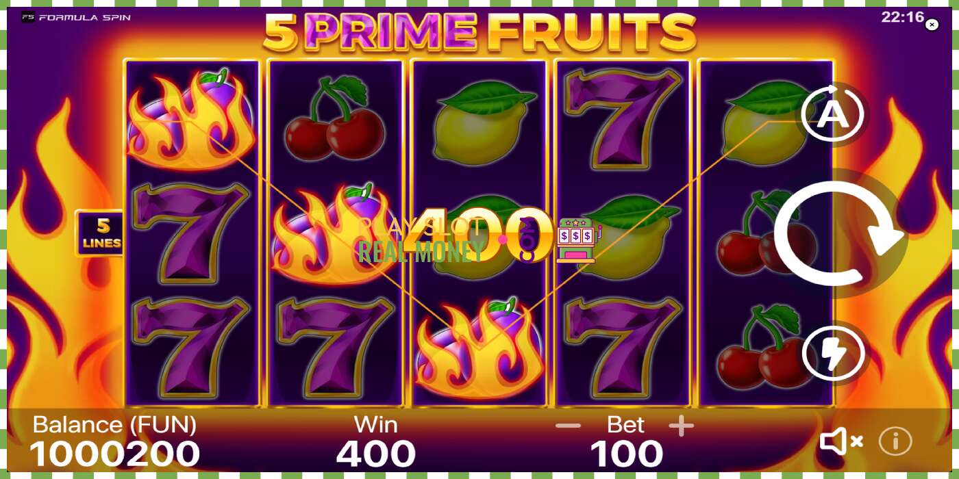 Слот 5 Prime Fruits на реальные деньги, картинка - 3