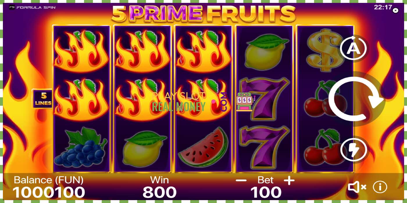 Слот 5 Prime Fruits на реальные деньги, картинка - 4