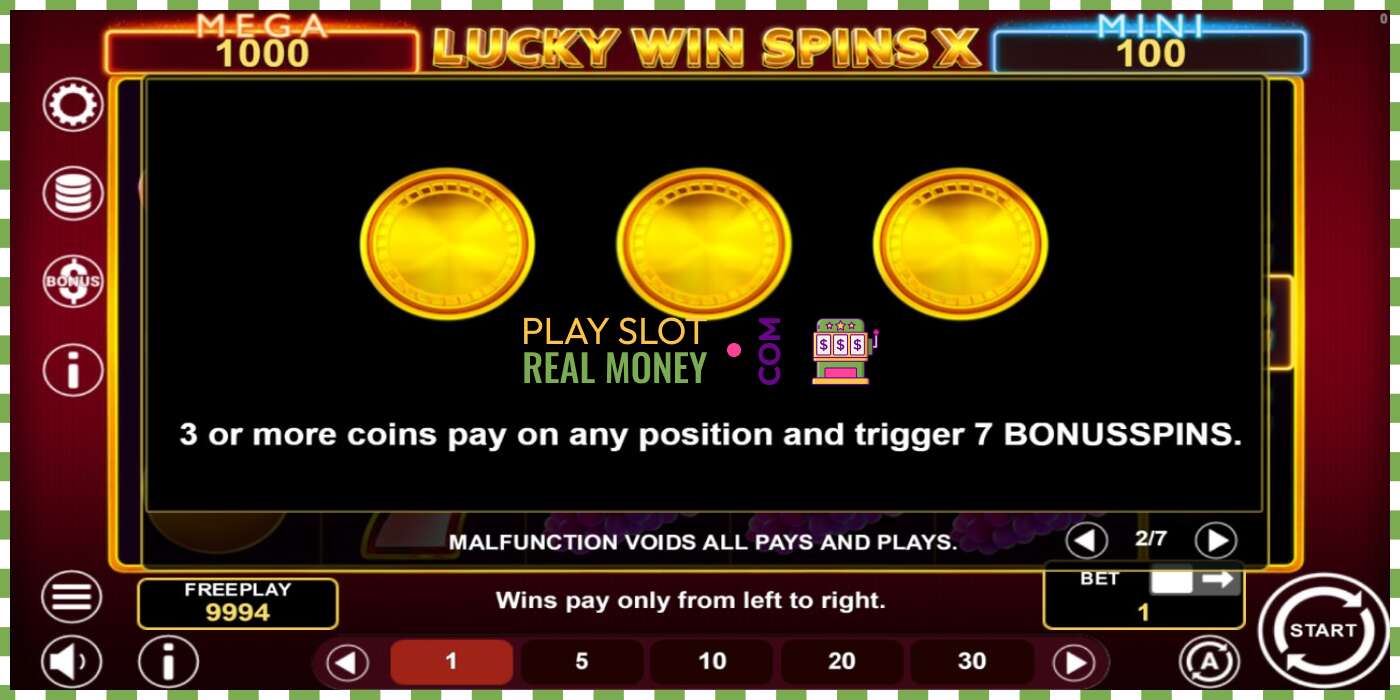 Слот Lucky Win Spins X на реальные деньги, картинка - 5