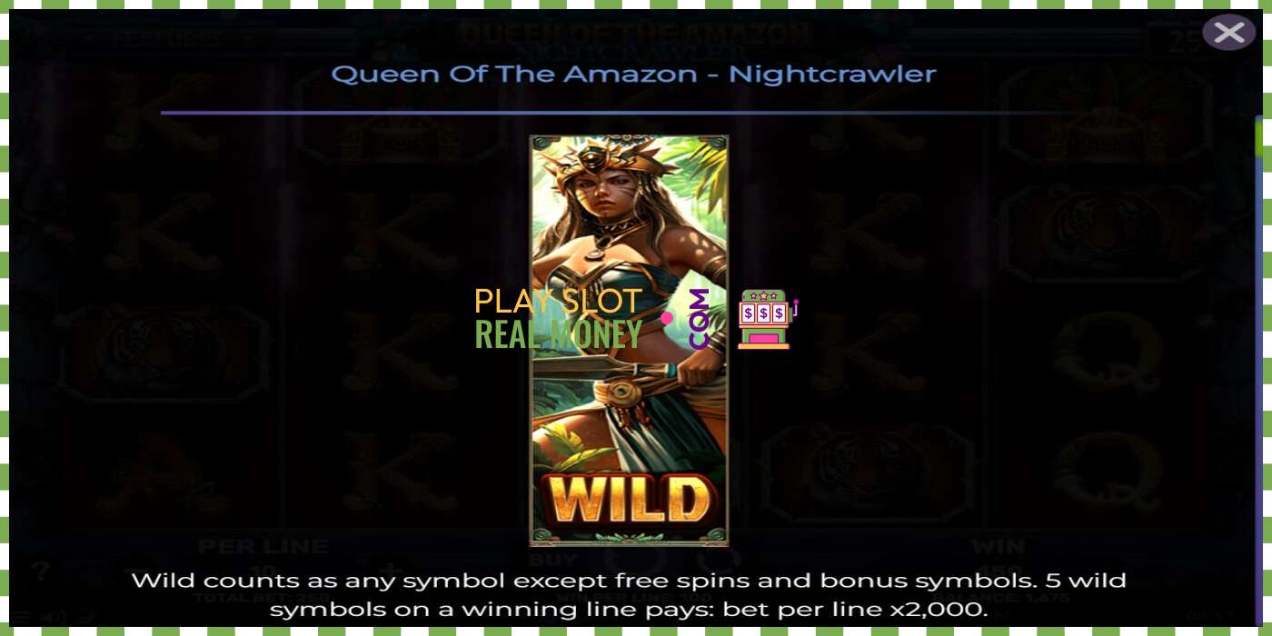 Yuva Queen of the Amazon - Nightcrawler gerçek para için, resim - 4