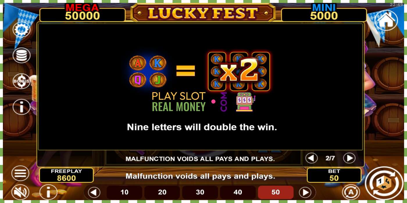 រន្ធដោត Lucky Fest Hold & Win សម្រាប់ប្រាក់ពិត, រូបភាព - 6