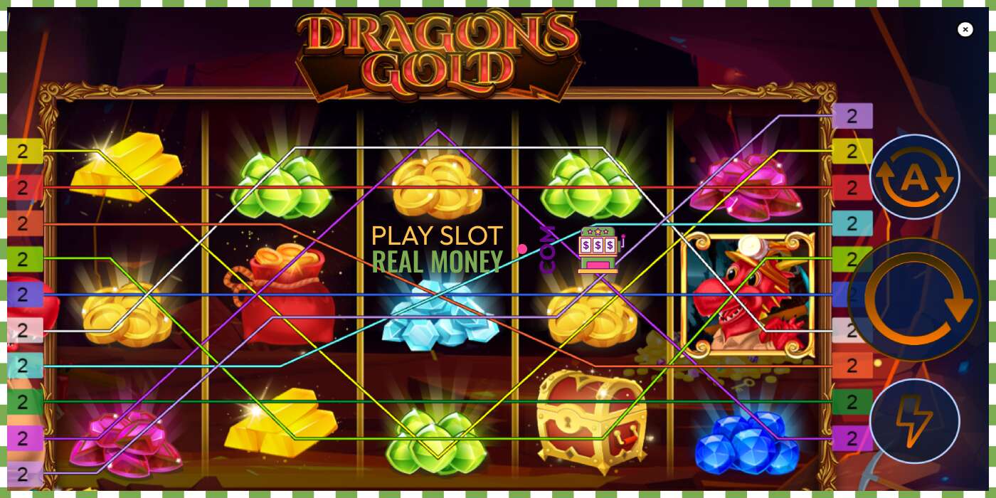 រន្ធដោត Dragons Gold SL សម្រាប់ប្រាក់ពិត, រូបភាព - 1