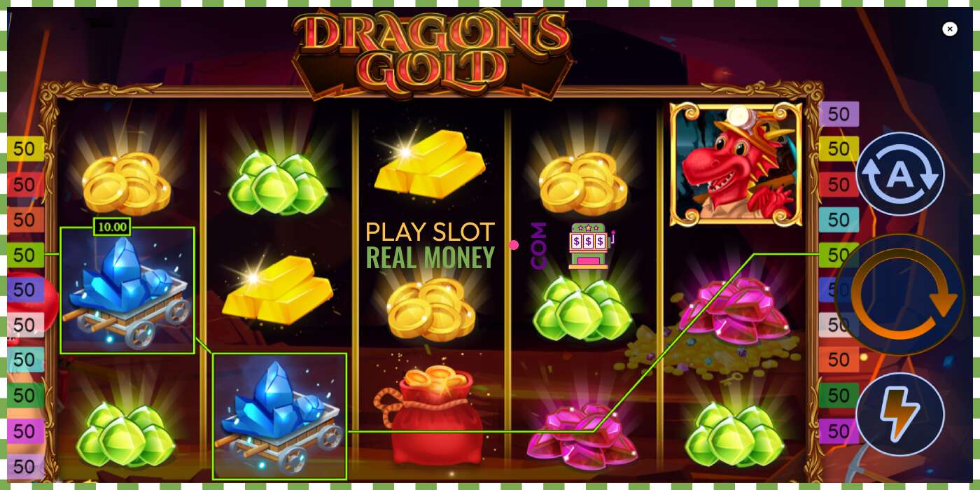 រន្ធដោត Dragons Gold SL សម្រាប់ប្រាក់ពិត, រូបភាព - 4