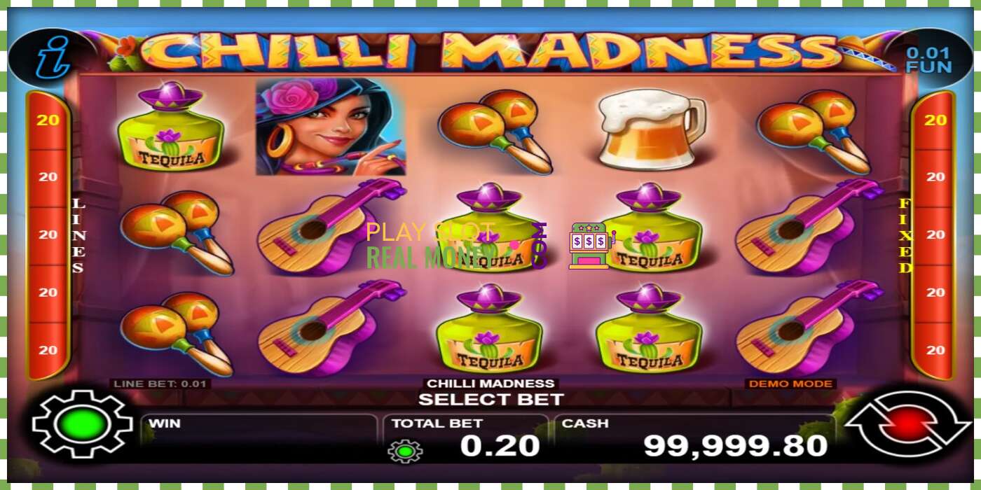 Slot Chilli Madness za skutočné peniaze, obrázok - 1