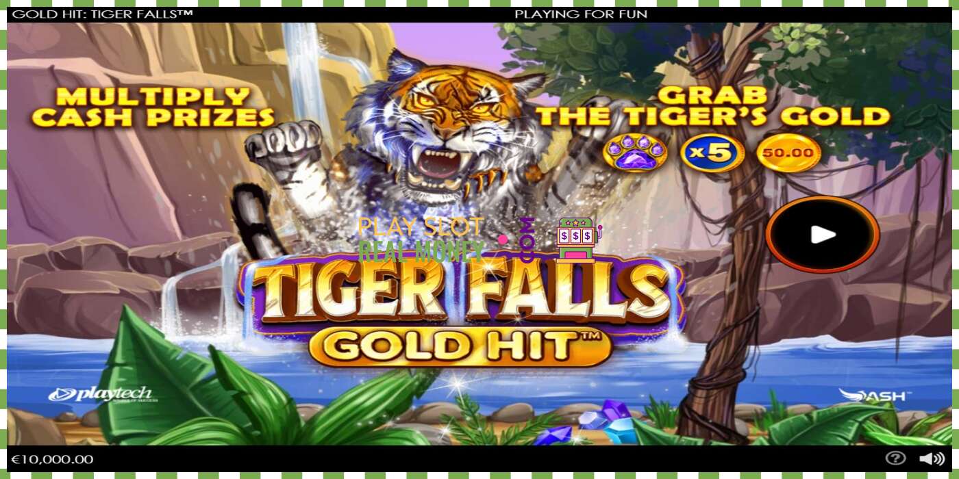 Spår Gold Hit: Tiger Falls för riktiga pengar, bild - 1