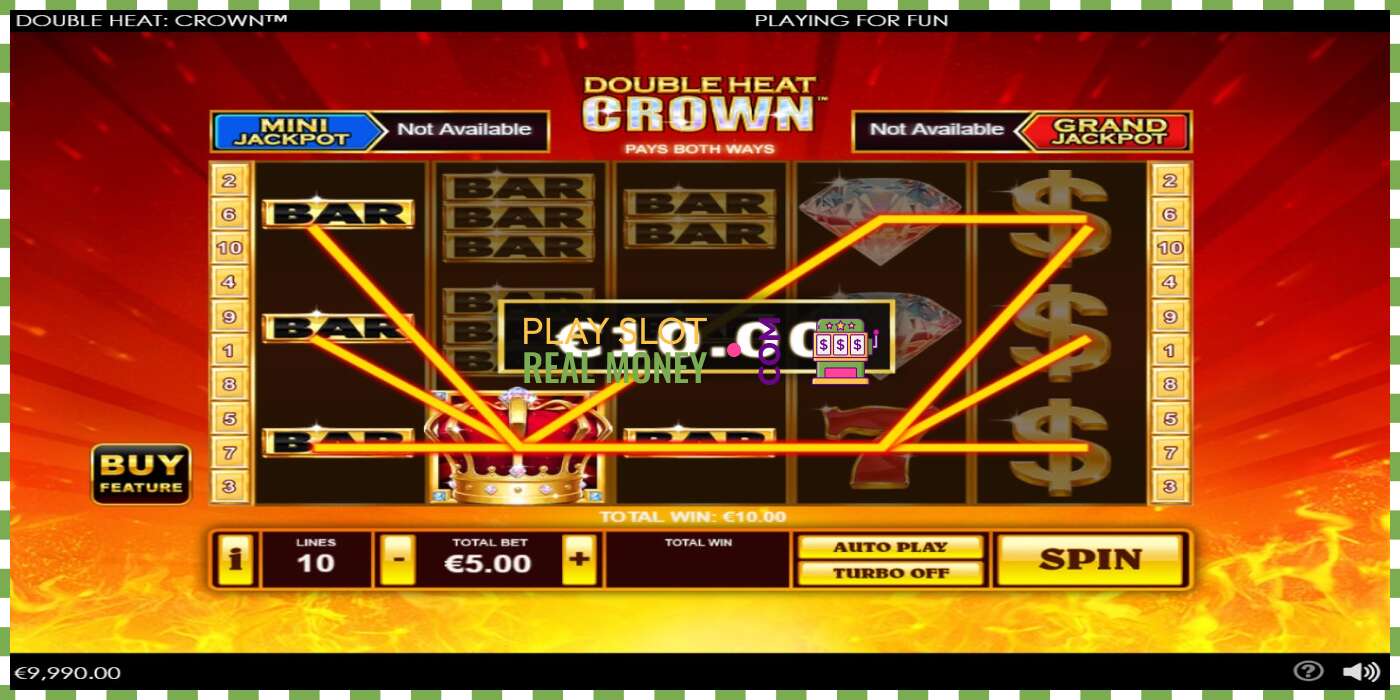 Слот Double Heat: Crown на реальные деньги, картинка - 3