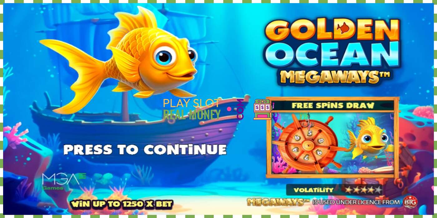 Слот Golden Ocean Megaways на реальные деньги, картинка - 1