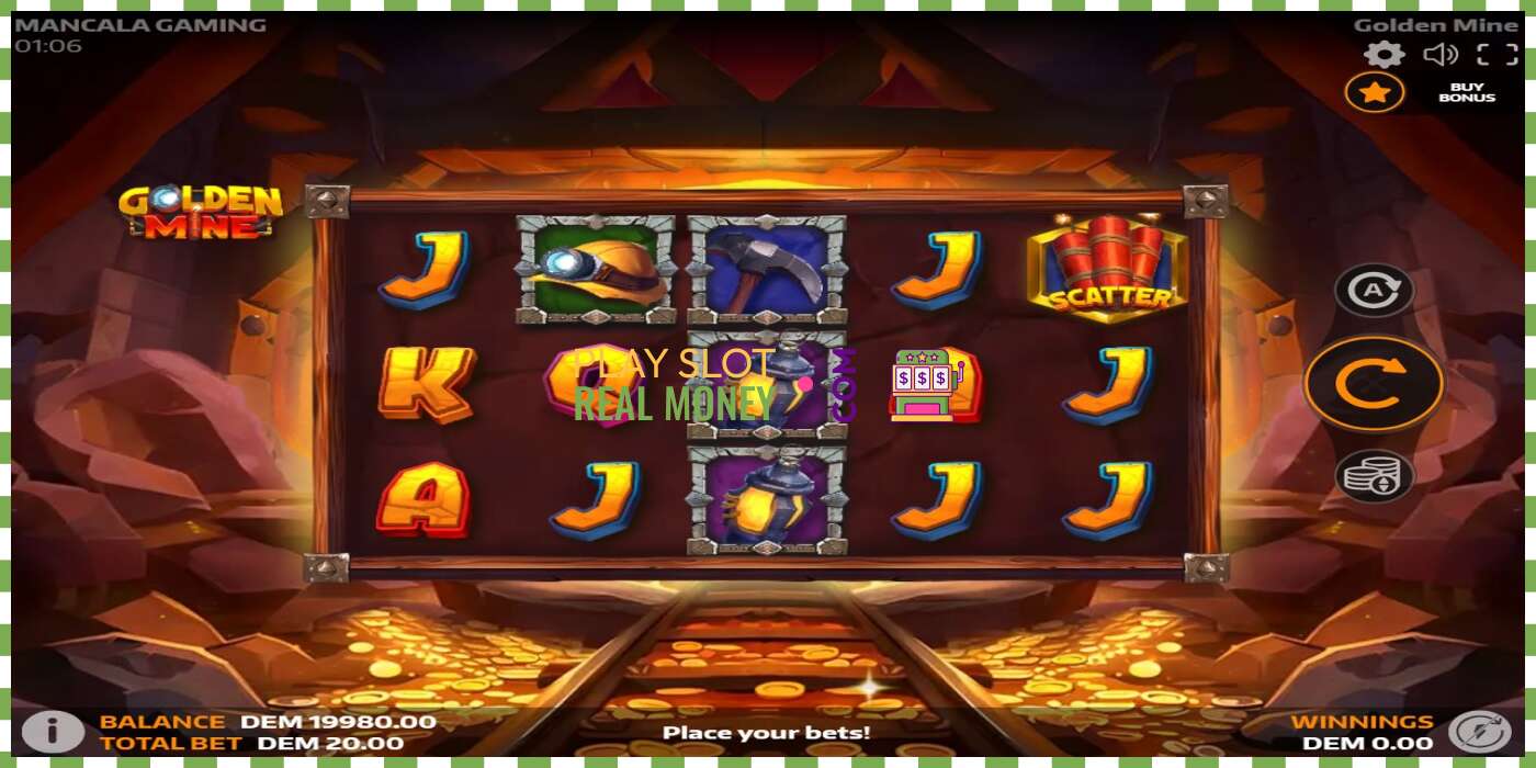 Slot Golden Mine za skutočné peniaze, obrázok - 1