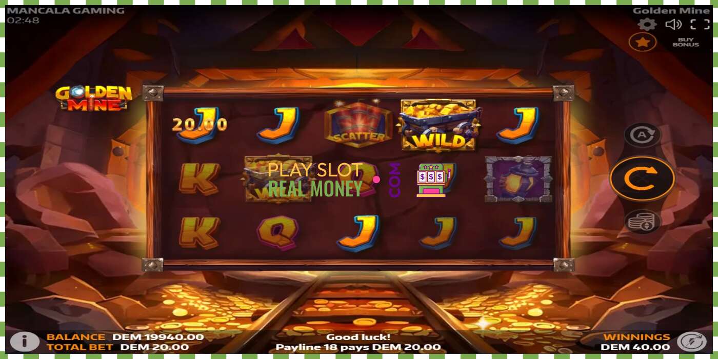 Slot Golden Mine za skutočné peniaze, obrázok - 2