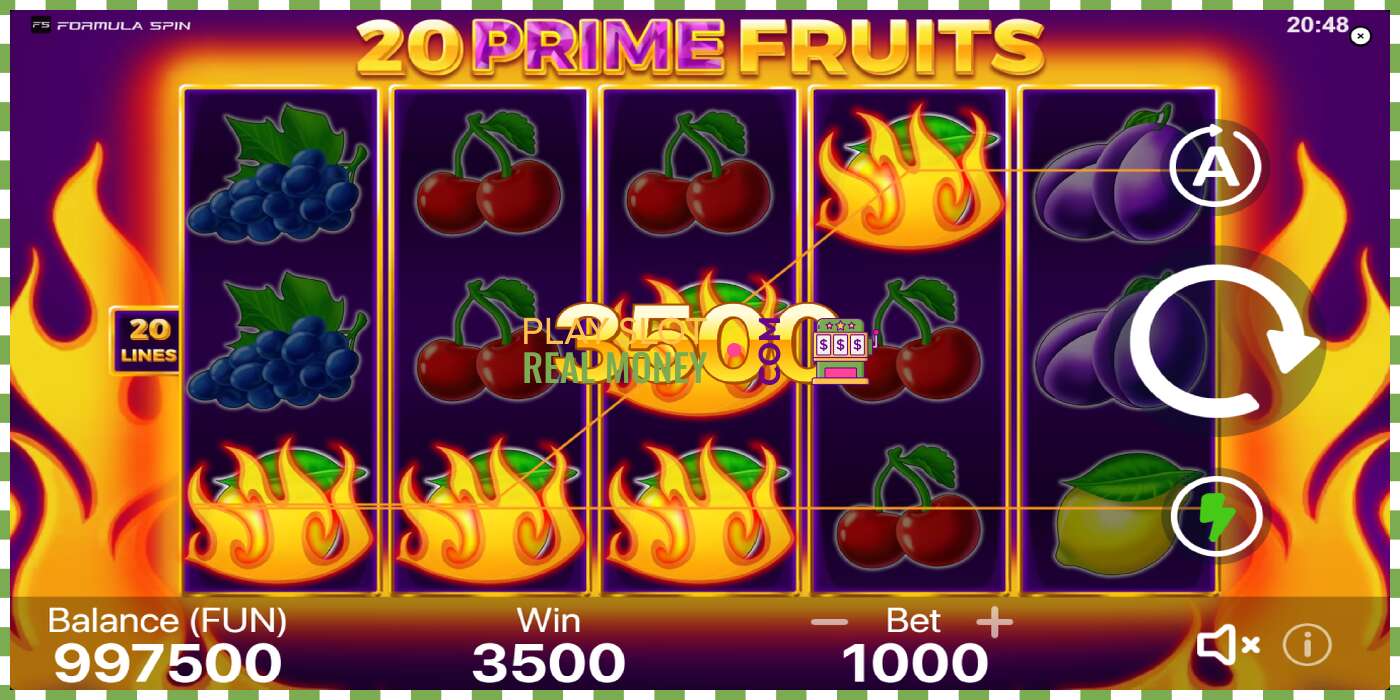 ஸ்லாட் 20 Prime Fruits உண்மையான பணத்திற்கு, படம் - 2