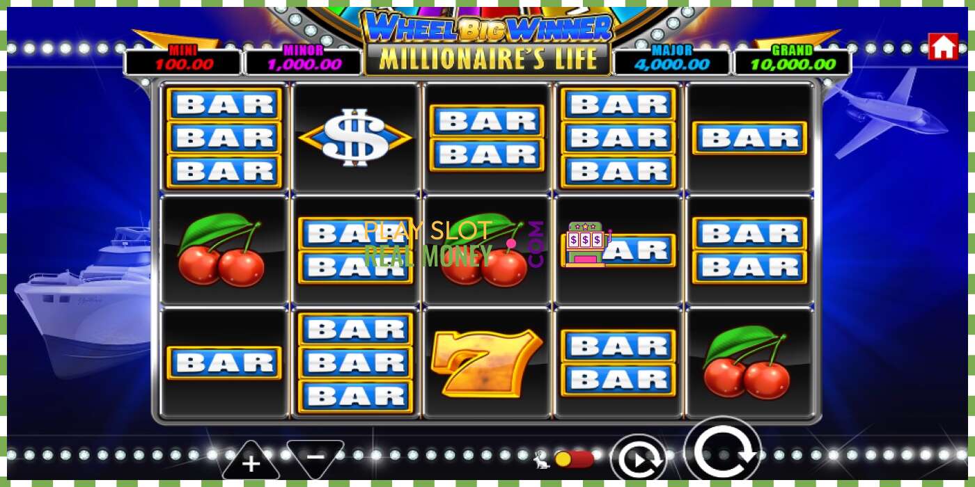 Слот Wheel Big Winner Millionaires Life на реальные деньги, картинка - 1