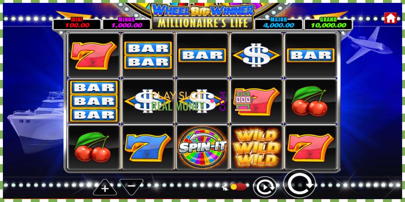 Слот Wheel Big Winner Millionaires Life на реальные деньги, картинка - 2