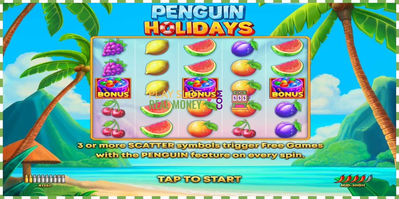 Slot Penguin Holidays za skutočné peniaze, obrázok - 1