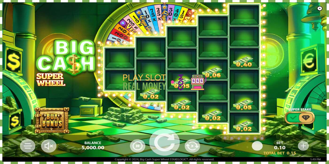 Slot Big Cash Super Wheel za skutočné peniaze, obrázok - 2