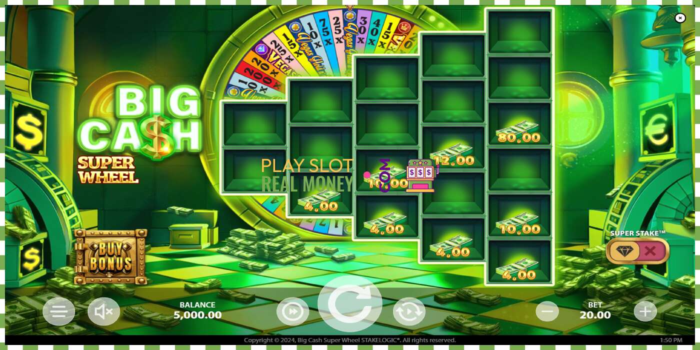 Slot Big Cash Super Wheel za skutočné peniaze, obrázok - 3