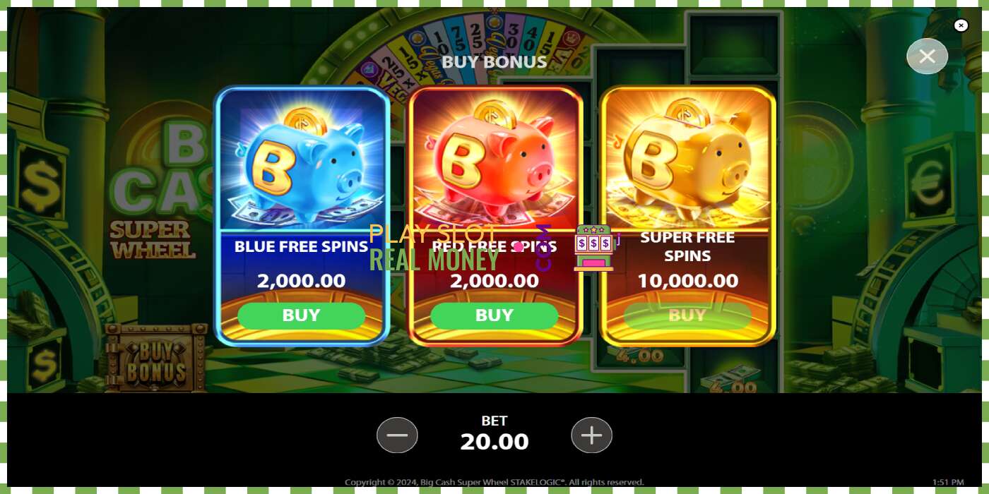 Slot Big Cash Super Wheel za skutočné peniaze, obrázok - 4