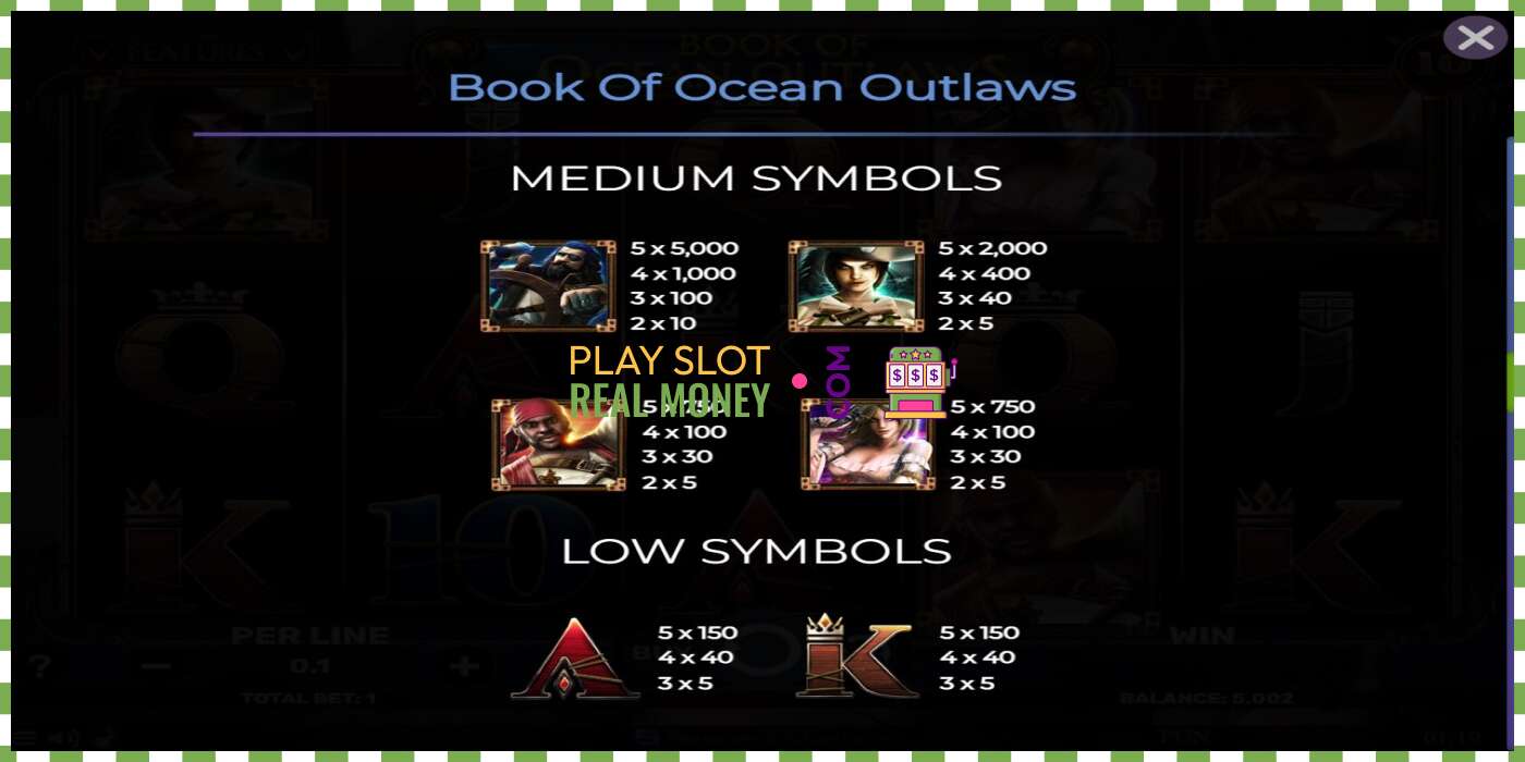 Слот Book of Ocean Outlaws на реальные деньги, картинка - 6