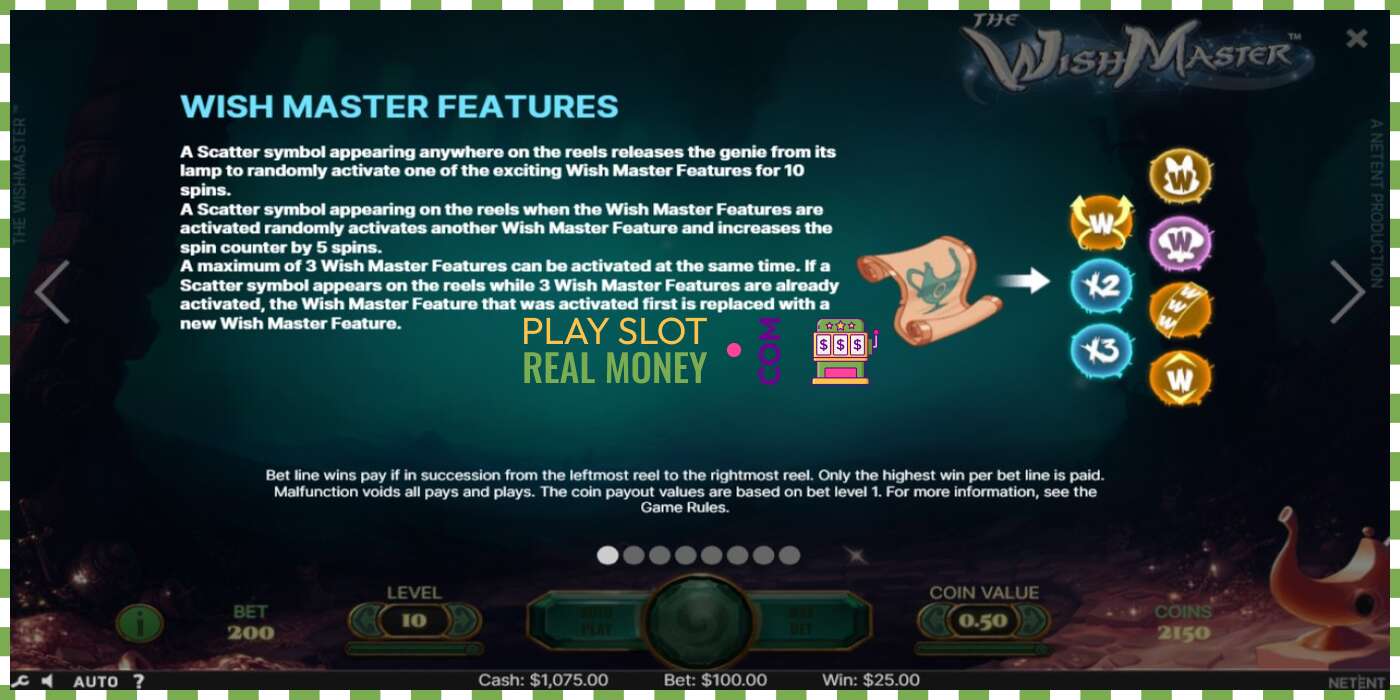 Slot Wish Master for rigtige penge, billede - 4