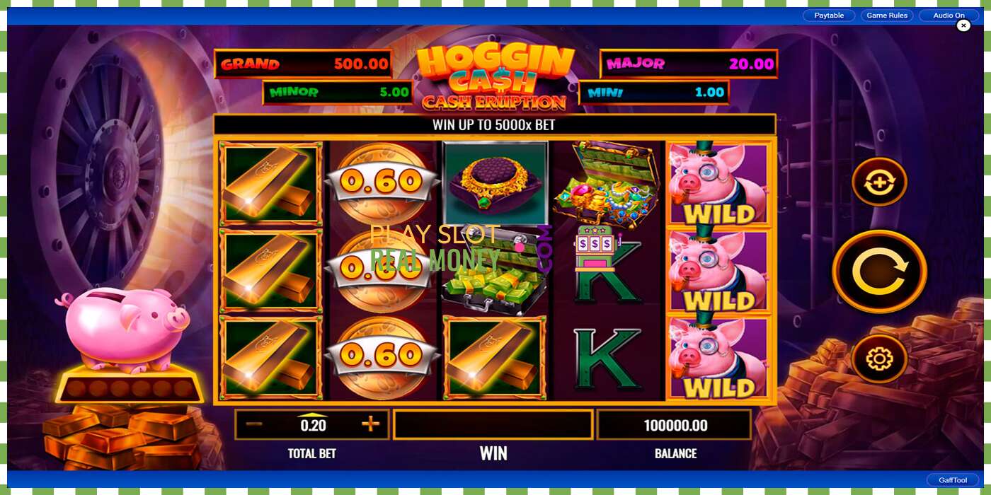 Slot Cash Eruption Hoggin Cash za skutočné peniaze, obrázok - 1