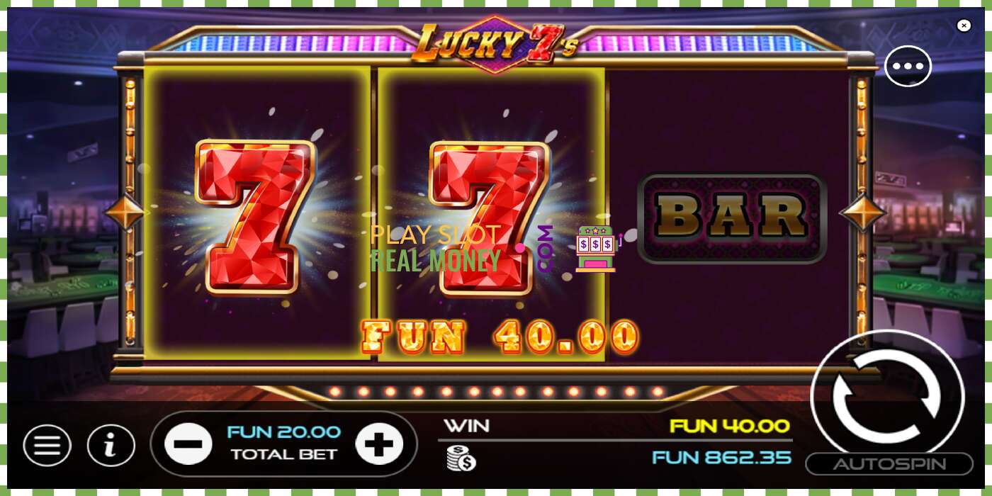 រន្ធដោត Lucky 7s សម្រាប់ប្រាក់ពិត, រូបភាព - 3