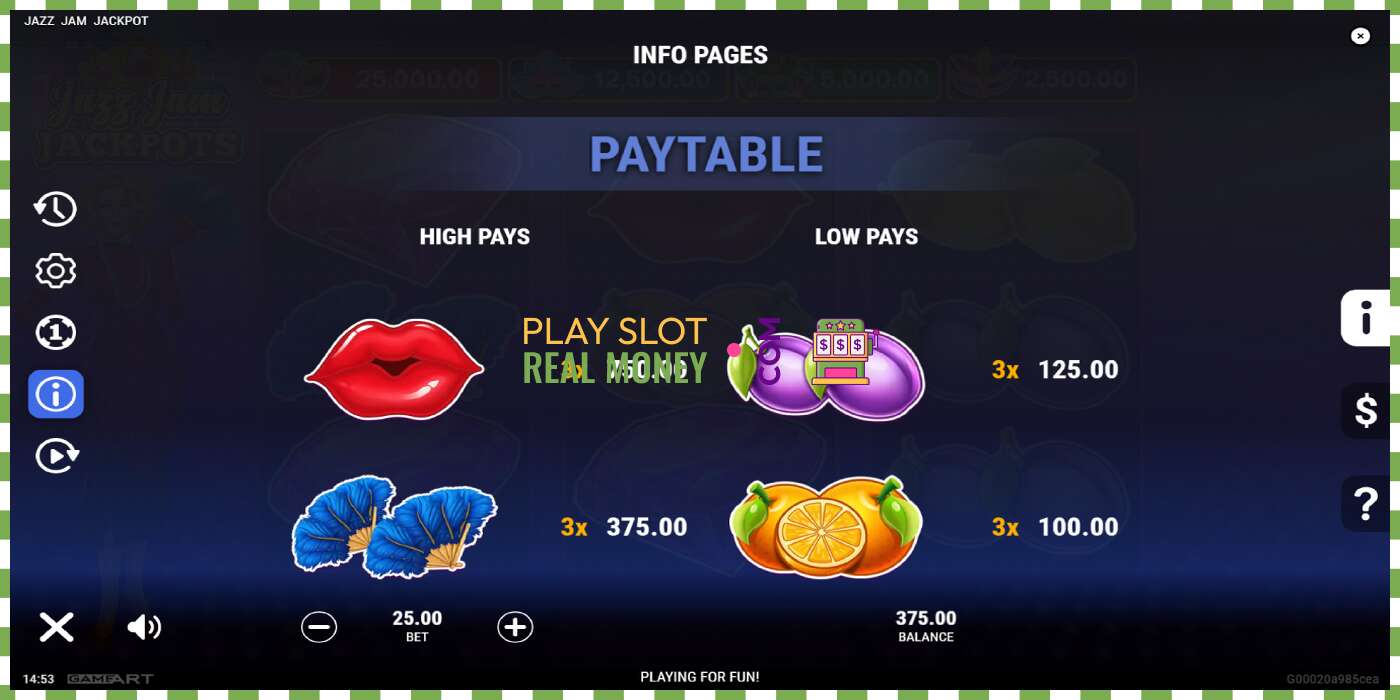 Слот Jazz Jam Jackpots на реальные деньги, картинка - 6