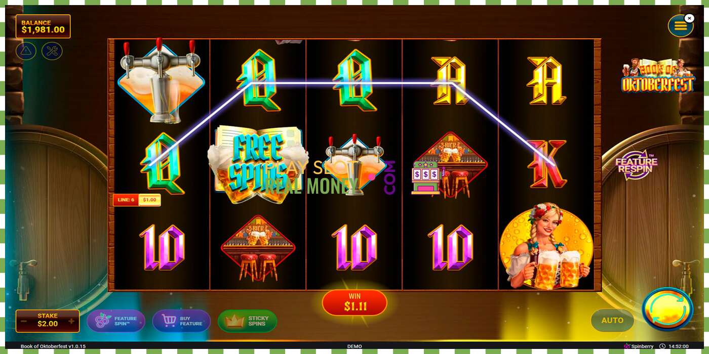 Slot Book of Oktoberfest haqiqiy pul uchun, rasm - 4