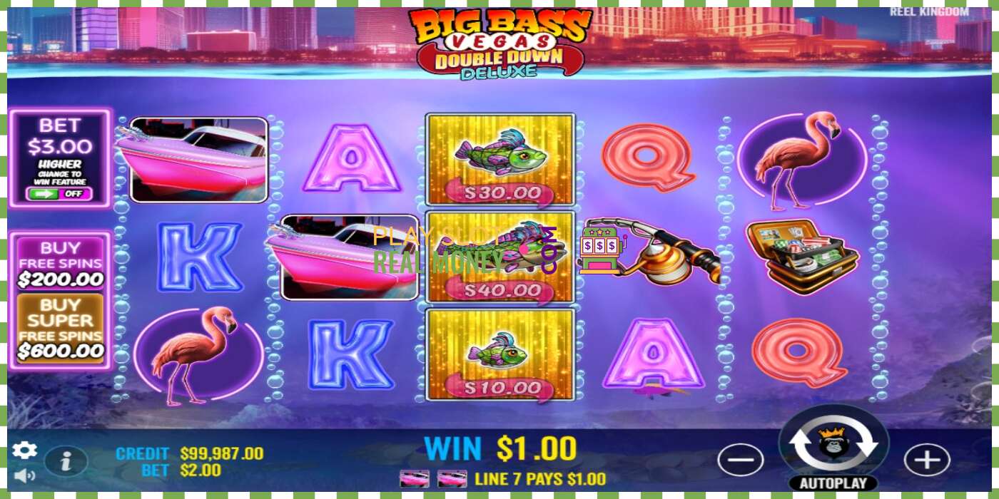 Slot Big Bass Vegas Double Down Deluxe za skutočné peniaze, obrázok - 3