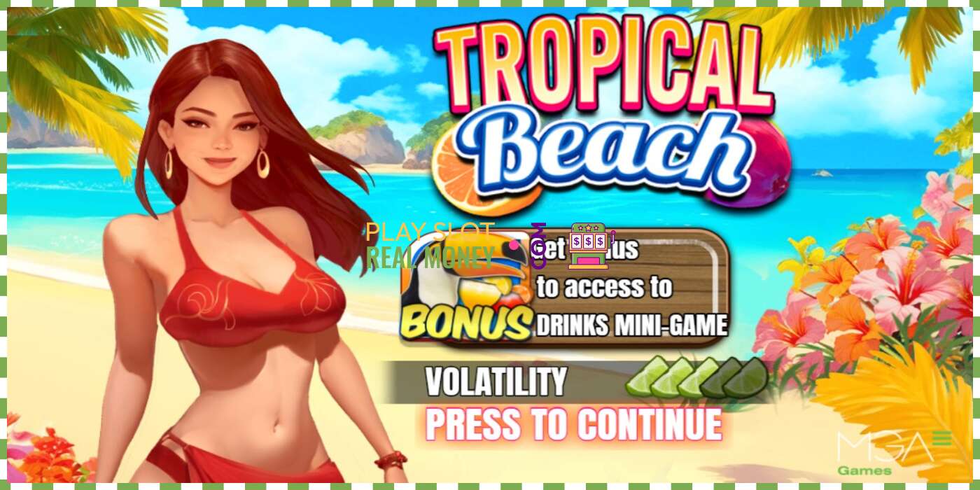 Slot Tropical Beach za skutočné peniaze, obrázok - 1