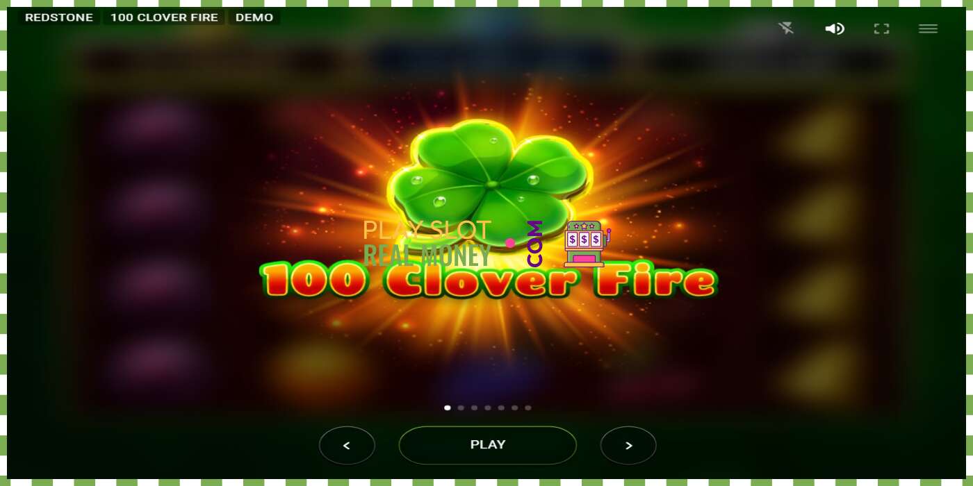 Slot 100 Clover Fire për para të vërteta, foto - 1