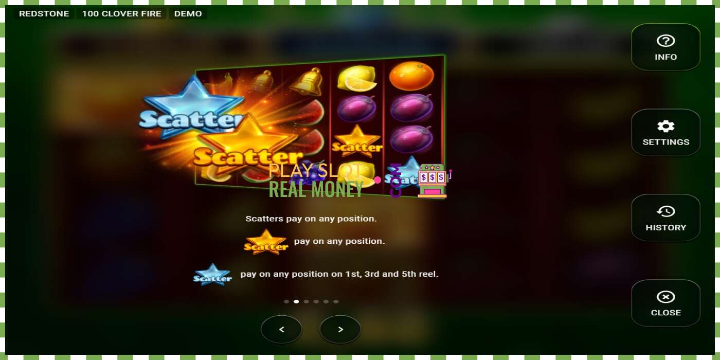 Slot 100 Clover Fire për para të vërteta, foto - 5