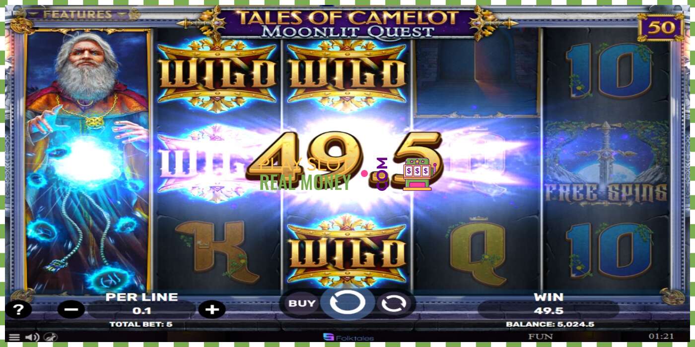 Slot Tales of Camelot - Moonlit Quest za skutočné peniaze, obrázok - 3