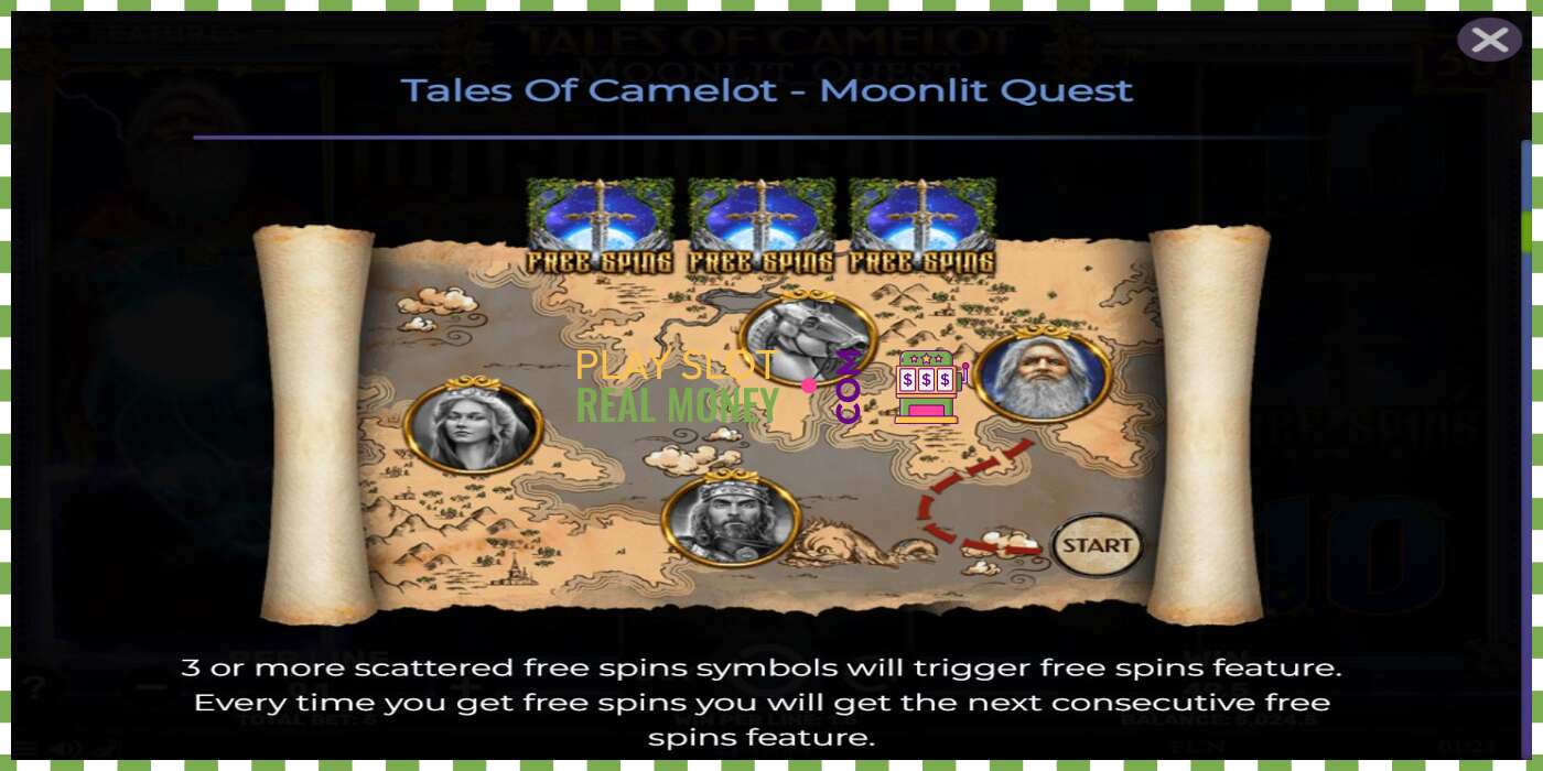 Slot Tales of Camelot - Moonlit Quest za skutočné peniaze, obrázok - 5