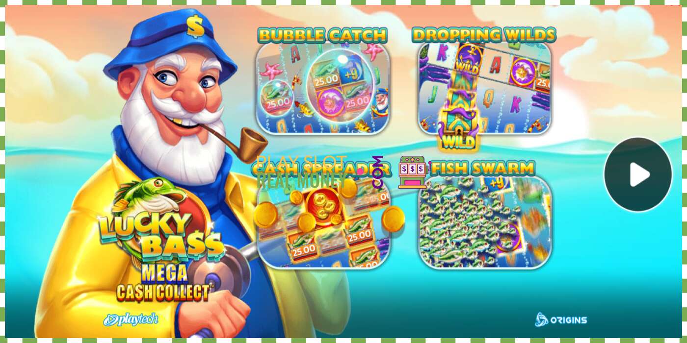 Слот Lucky Bass Mega Cash Collect на реальные деньги, картинка - 1