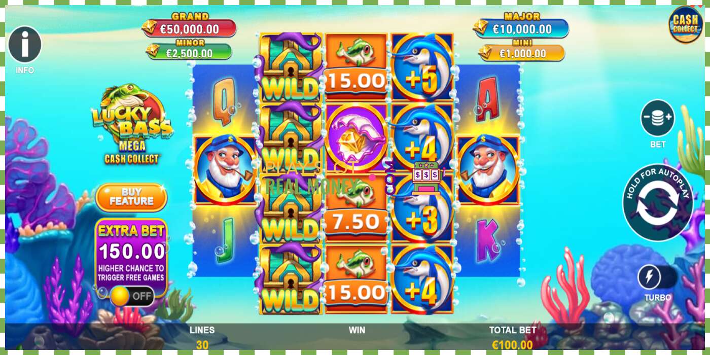 Слот Lucky Bass Mega Cash Collect на реальные деньги, картинка - 2