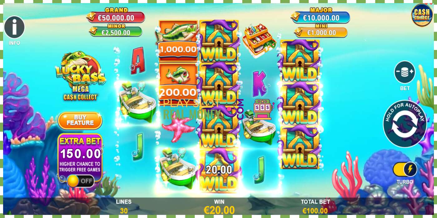 Слот Lucky Bass Mega Cash Collect на реальные деньги, картинка - 4