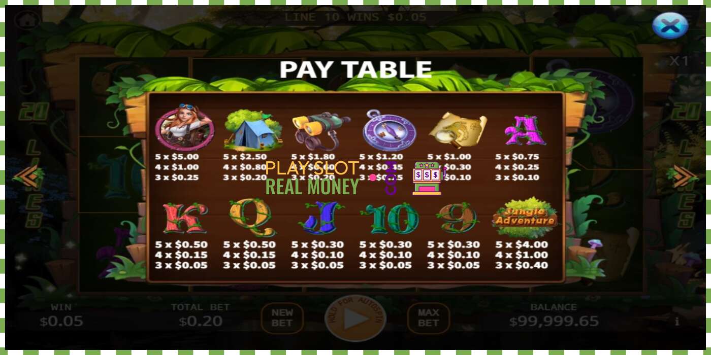 Slot Jungle Adventure za skutočné peniaze, obrázok - 4